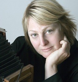 Judy Natal looking at the camera