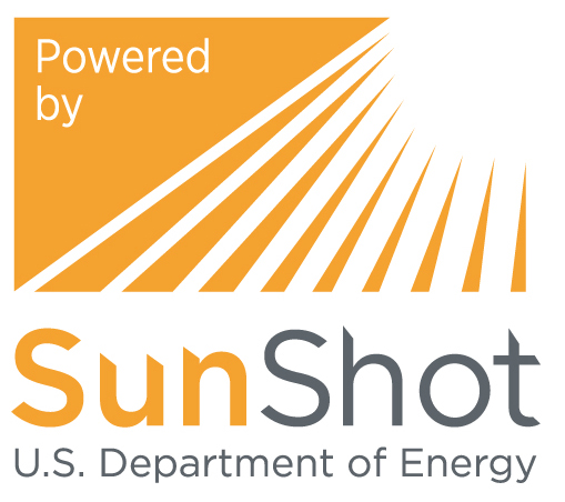 Logo that reads "Powered by SunShot U.S. Department of Energy"