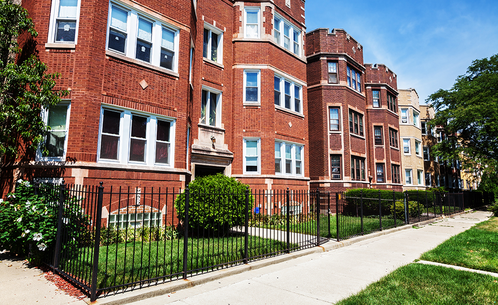 view of multi-unit buildings 