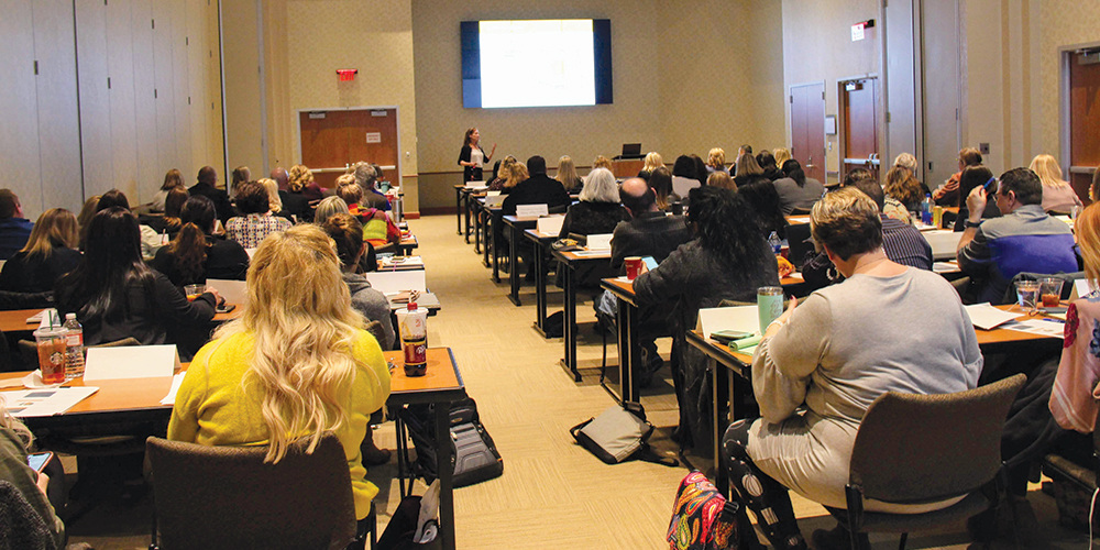 real estate professionals in learning environment 